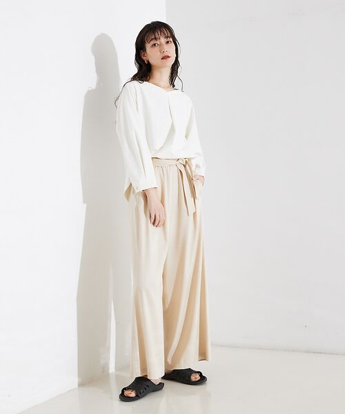 qualite / カリテ シャツ・ブラウス | 2WAYストレッチタックブラウス | 詳細7