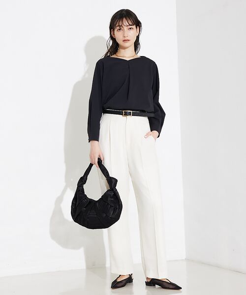 qualite / カリテ シャツ・ブラウス | 2WAYストレッチタックブラウス | 詳細15