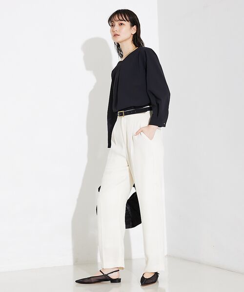 qualite / カリテ シャツ・ブラウス | 2WAYストレッチタックブラウス | 詳細16