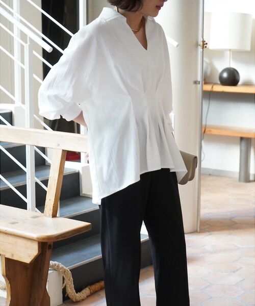 qualite / カリテ シャツ・ブラウス | ウエストタックスキッパーシャツ | 詳細1