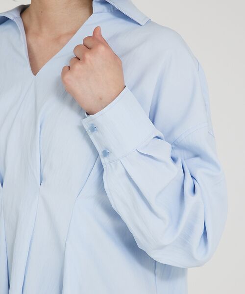 qualite / カリテ シャツ・ブラウス | ウエストタックスキッパーシャツ | 詳細10