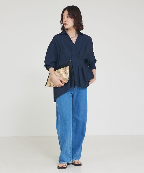 qualite / カリテ シャツ・ブラウス | ウエストタックスキッパーシャツ | 詳細14