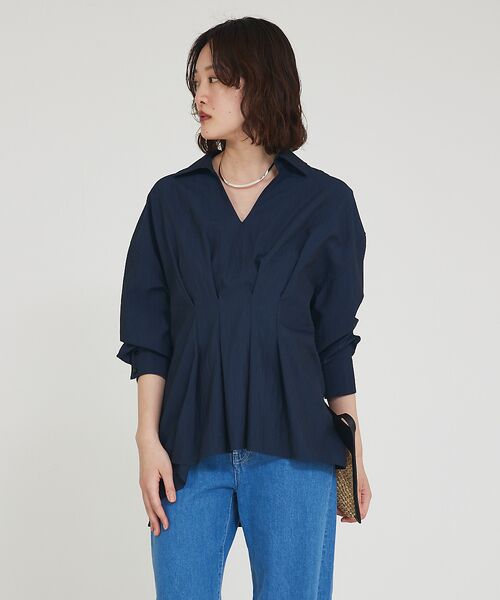 qualite / カリテ シャツ・ブラウス | ウエストタックスキッパーシャツ | 詳細15