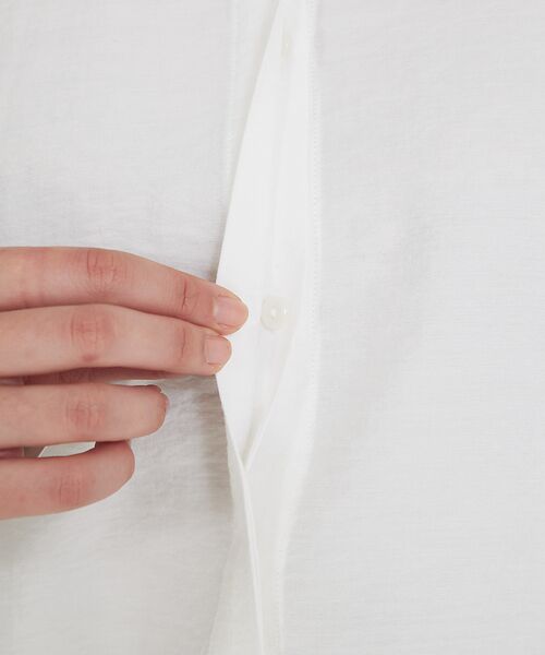 qualite / カリテ シャツ・ブラウス | シアーボウタイブラウス | 詳細11