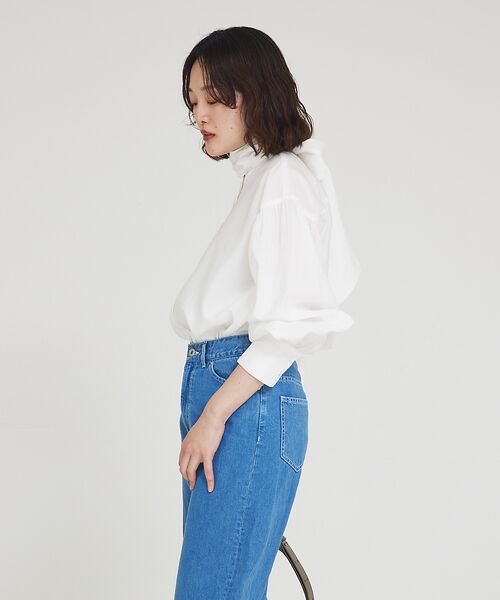 qualite / カリテ シャツ・ブラウス | シアーボウタイブラウス | 詳細14