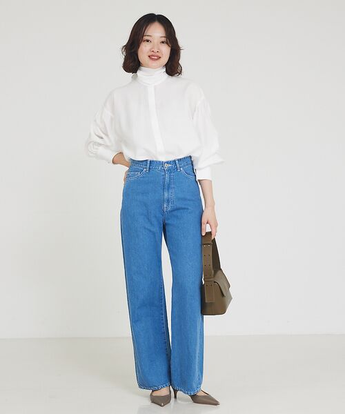 qualite / カリテ シャツ・ブラウス | シアーボウタイブラウス | 詳細2