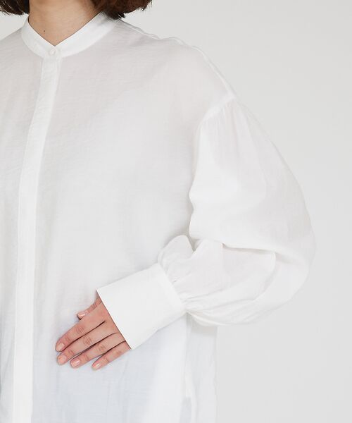 qualite / カリテ シャツ・ブラウス | シアーボウタイブラウス | 詳細9