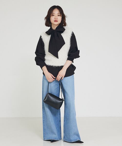 qualite / カリテ シャツ・ブラウス | シアーボウタイブラウス | 詳細24