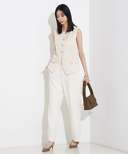 qualite / カリテ キャミソール・チューブトップ | テンセルデニムノースリーブ | 詳細2