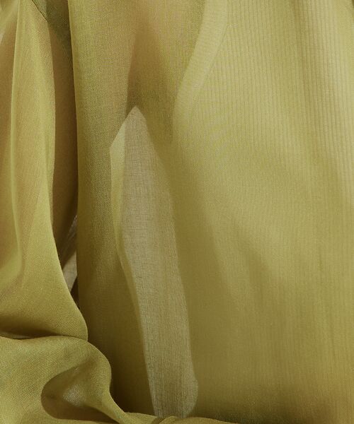 qualite / カリテ シャツ・ブラウス | ソフトオーガンジーシアーシャツ | 詳細25