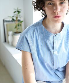 qualite / カリテ シャツ・ブラウス | ハイネックフレンチシャツ