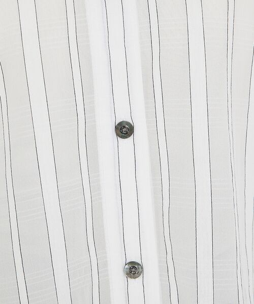 qualite / カリテ シャツ・ブラウス | オーガンジーストライプシャツ | 詳細12