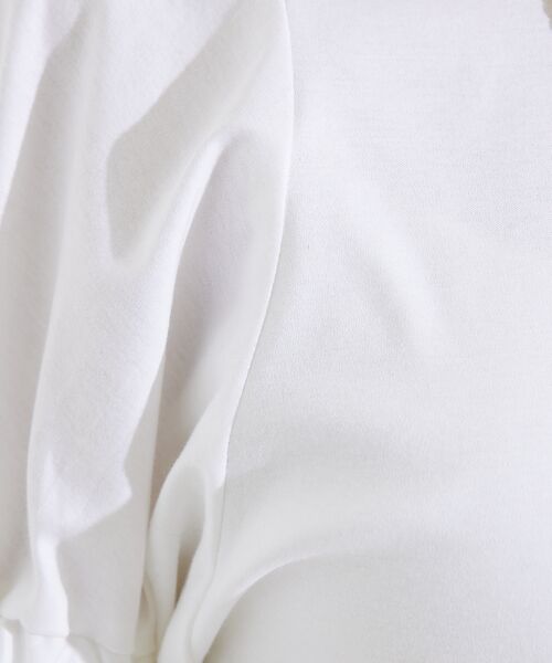 qualite / カリテ Tシャツ | 袖ギャザーカットTOP | 詳細11