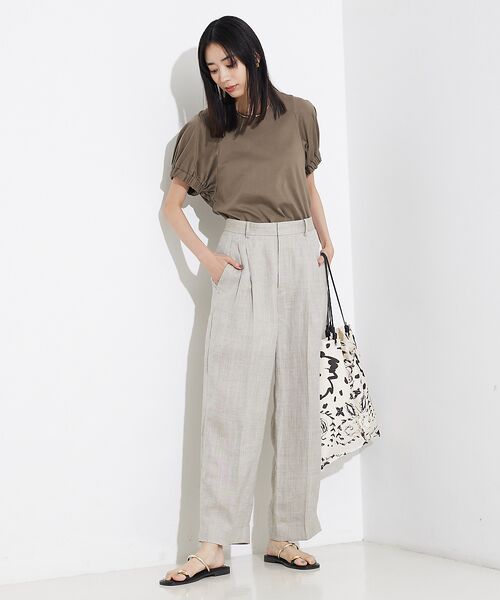 qualite / カリテ Tシャツ | 袖ギャザーカットTOP | 詳細2