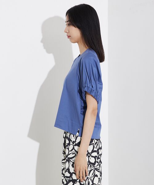 qualite / カリテ Tシャツ | 袖ギャザーカットTOP | 詳細4