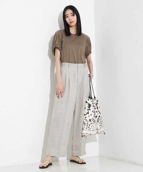 qualite / カリテ Tシャツ | 袖ギャザーカットTOP | 詳細14