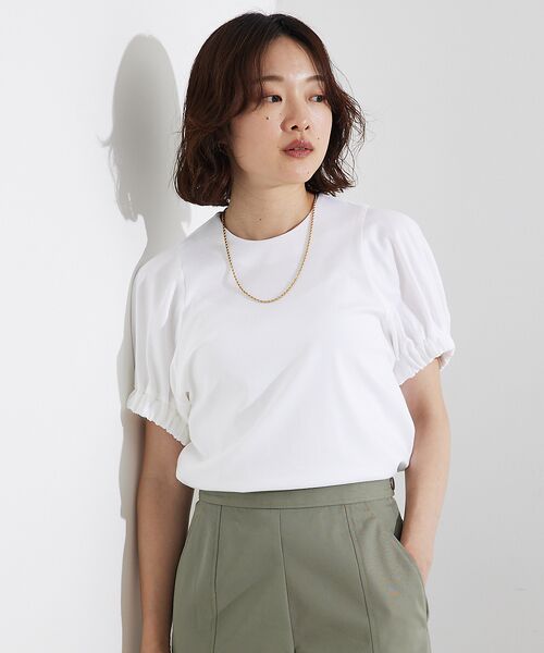 qualite / カリテ Tシャツ | 袖ギャザーカットTOP | 詳細16
