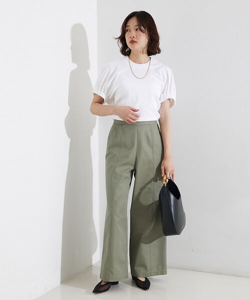 qualite / カリテ Tシャツ | 袖ギャザーカットTOP | 詳細17