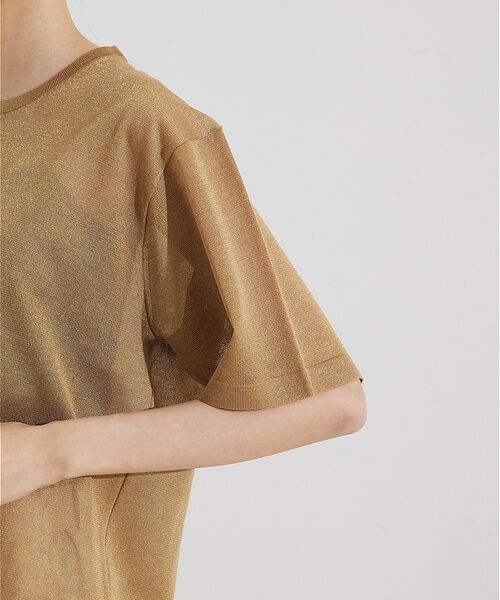 qualite / カリテ Tシャツ | シャイニーニットT | 詳細11