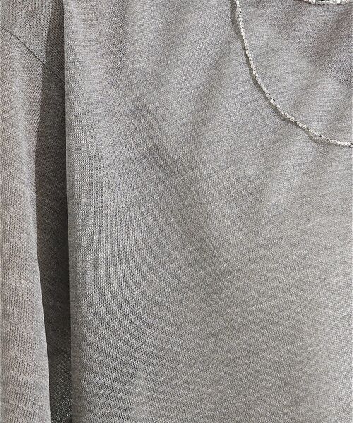 qualite / カリテ Tシャツ | シャイニーニットT | 詳細16
