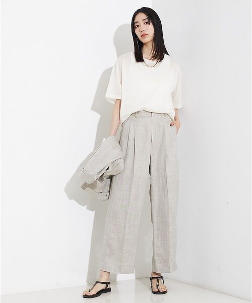qualite / カリテ Tシャツ | シャイニーニットT | 詳細4