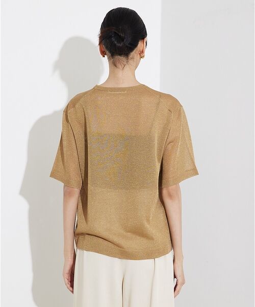 qualite / カリテ Tシャツ | シャイニーニットT | 詳細9