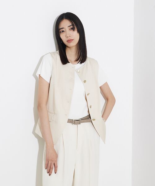 qualite / カリテ Tシャツ | ウォッシャブルニットT | 詳細1