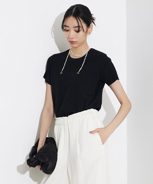 qualite / カリテ Tシャツ | ウォッシャブルニットT | 詳細13