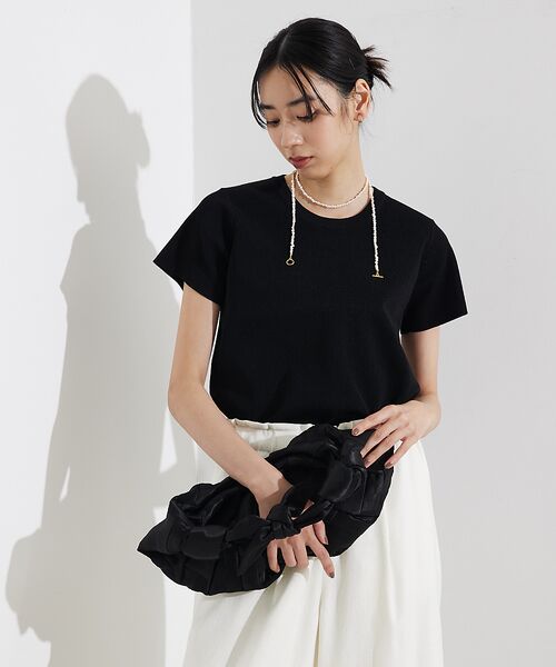 qualite / カリテ Tシャツ | ウォッシャブルニットT | 詳細7