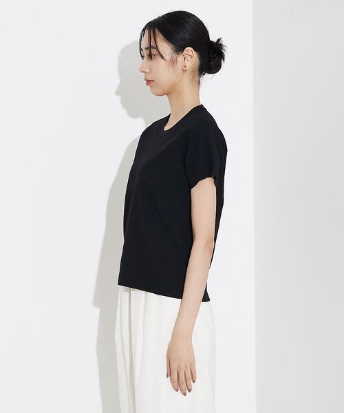 qualite / カリテ Tシャツ | ウォッシャブルニットT | 詳細8