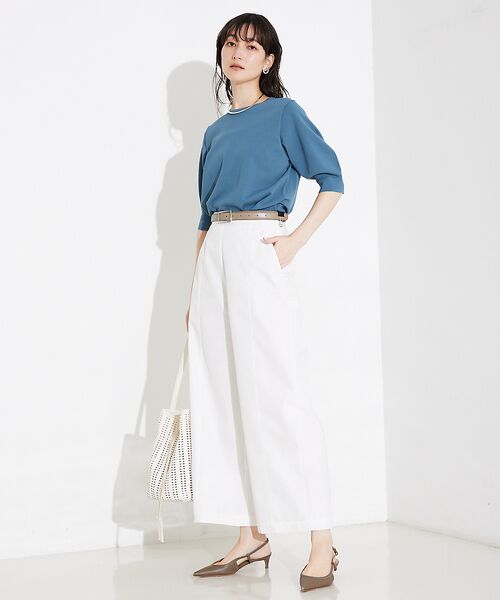 qualite / カリテ パンツ | 撥水ツイルワイドパンツ | 詳細13