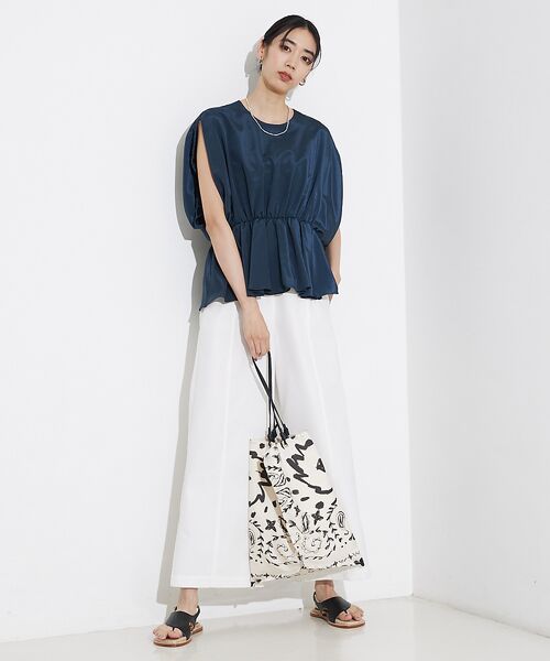 qualite / カリテ パンツ | 撥水ツイルワイドパンツ | 詳細20