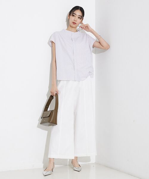 qualite / カリテ パンツ | 撥水ツイルワイドパンツ | 詳細4