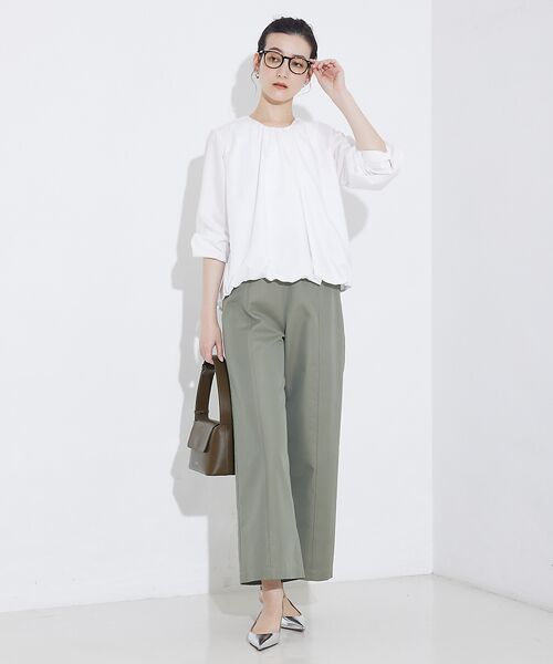 qualite / カリテ パンツ | 撥水ツイルワイドパンツ | 詳細23