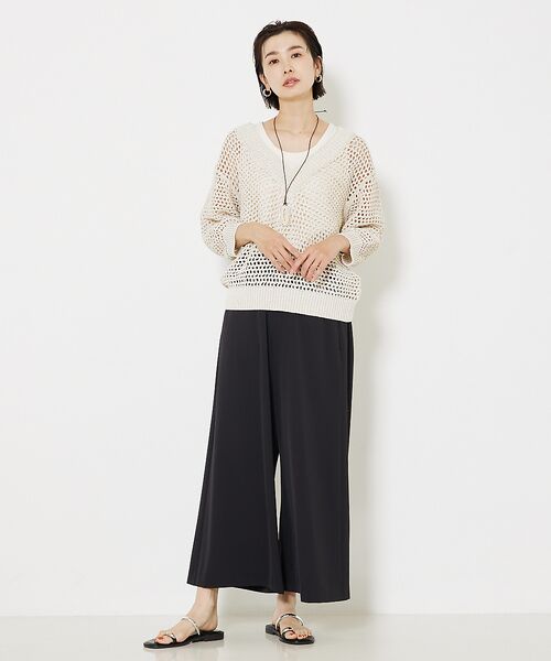 qualite / カリテ パンツ | 2WAYストレッチワイドパンツ | 詳細14