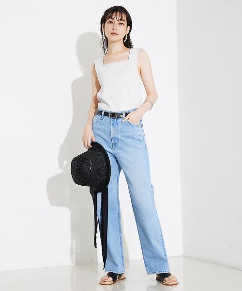 qualite / カリテ デニムパンツ | 【Lee】STRAIGHT(L.USED)ストレートデニム | 詳細2