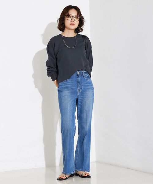 qualite / カリテ デニムパンツ | 【Healthy DENIM】Lotusフレアデニムパンツ | 詳細1