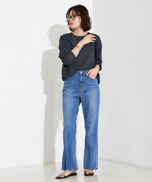 qualite / カリテ デニムパンツ | 【Healthy DENIM】Lotusフレアデニムパンツ | 詳細2