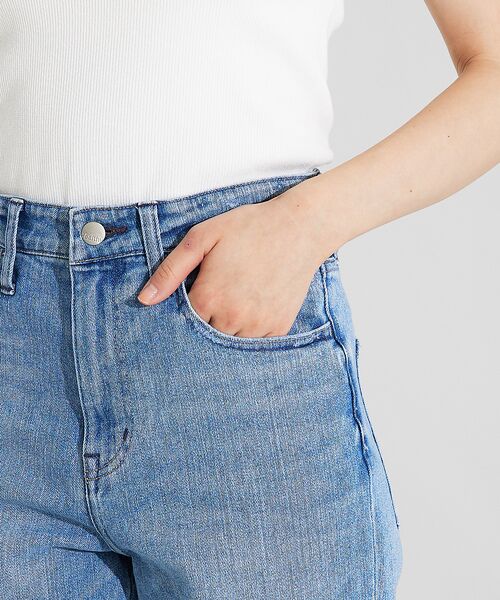 qualite / カリテ デニムパンツ | 【Healthy DENIM】Tallow(タロー)ハイライズストレートデニム | 詳細10