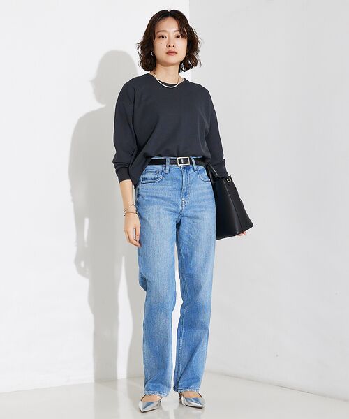 qualite / カリテ デニムパンツ | 【Healthy DENIM】Tallow(タロー)ハイライズストレートデニム | 詳細4