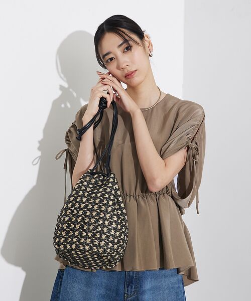 qualite / カリテ ショルダーバッグ | タッセル巾着バック | 詳細1