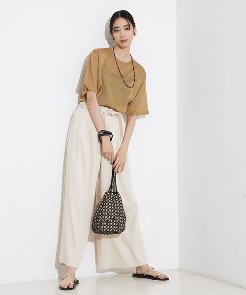 qualite / カリテ ショルダーバッグ | タッセル巾着バック | 詳細3