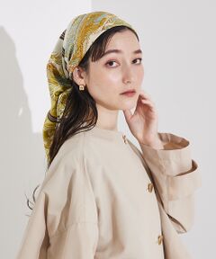 qualite / カリテ バンダナ・スカーフ | 【manipuri】サキュレントガーデン/88×88