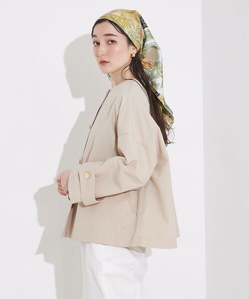 qualite / カリテ バンダナ・スカーフ | 【manipuri】サキュレントガーデン/88×88 | 詳細1