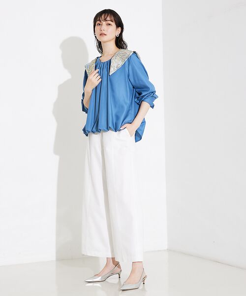 qualite / カリテ バンダナ・スカーフ | 【manipuri】サキュレントガーデン/88×88 | 詳細10