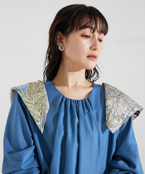 qualite / カリテ バンダナ・スカーフ | 【manipuri】サキュレントガーデン/88×88 | 詳細13