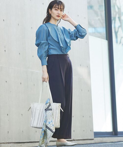 qualite / カリテ バンダナ・スカーフ | 【manipuri】サキュレントガーデン/88×88 | 詳細14