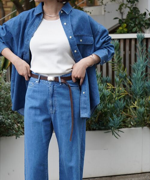 qualite / カリテ シャツ・ブラウス | ミドルオンスデニムシャツ | 詳細1