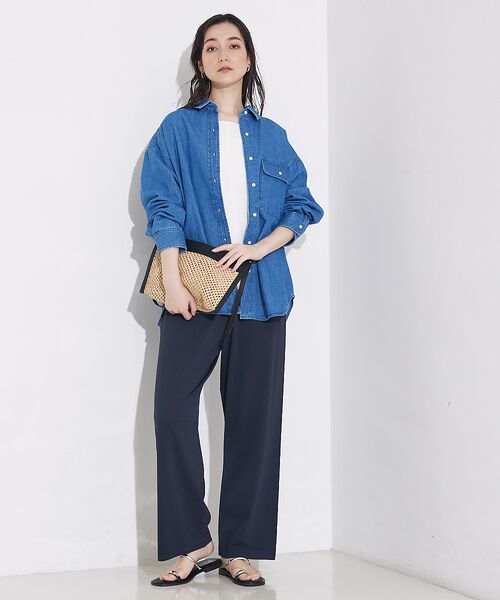 qualite / カリテ シャツ・ブラウス | ミドルオンスデニムシャツ | 詳細10