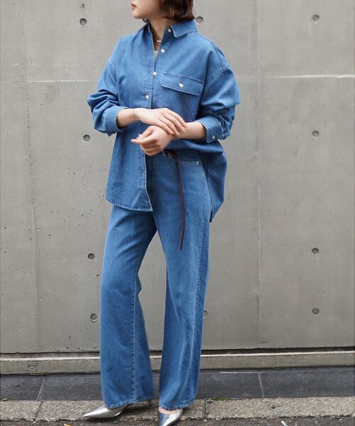 qualite / カリテ シャツ・ブラウス | ミドルオンスデニムシャツ | 詳細2